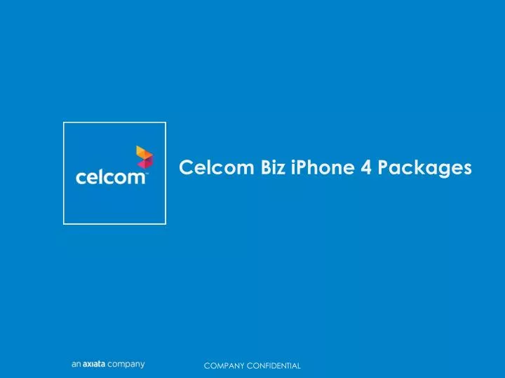 celcom biz iphone 4 packages