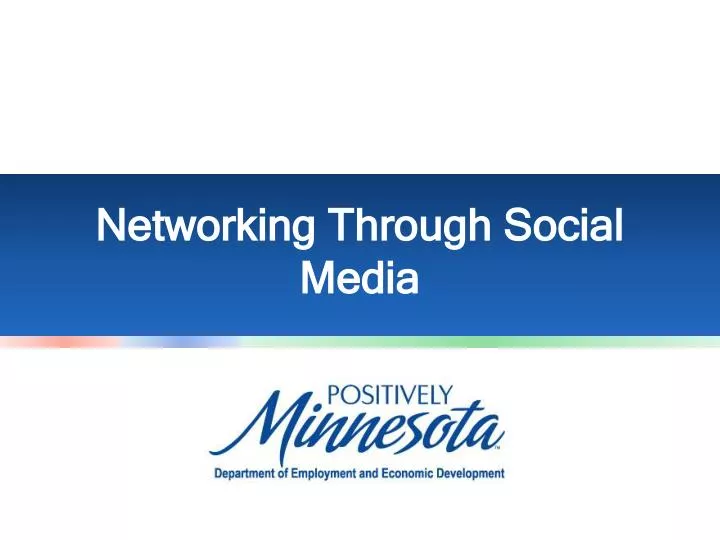 networking through social media