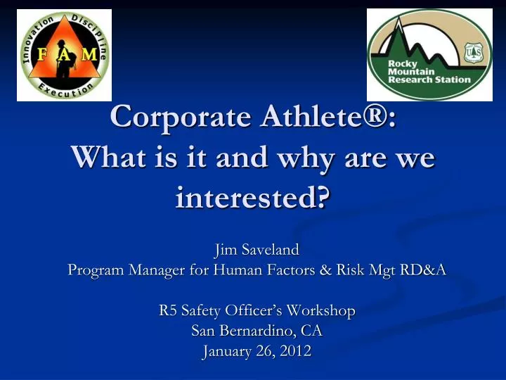 corporate athlete what is it and why are we interested