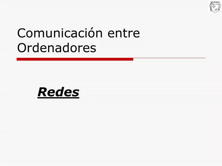 comunicaci n entre ordenadores