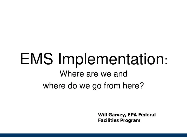 ems implementation