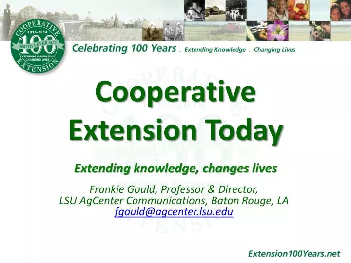 cooperative extension today