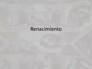 renacimiento