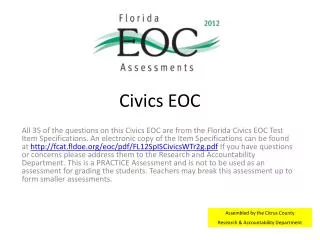 Civics EOC