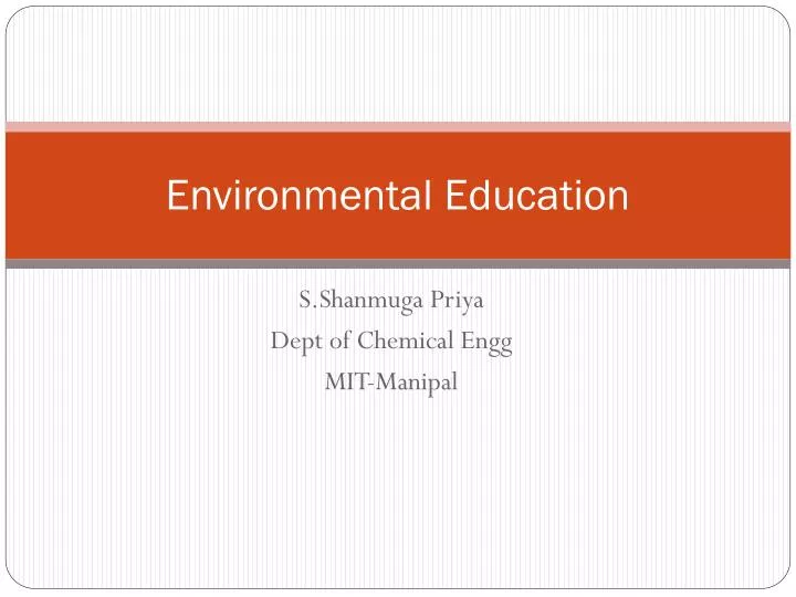 environmental education