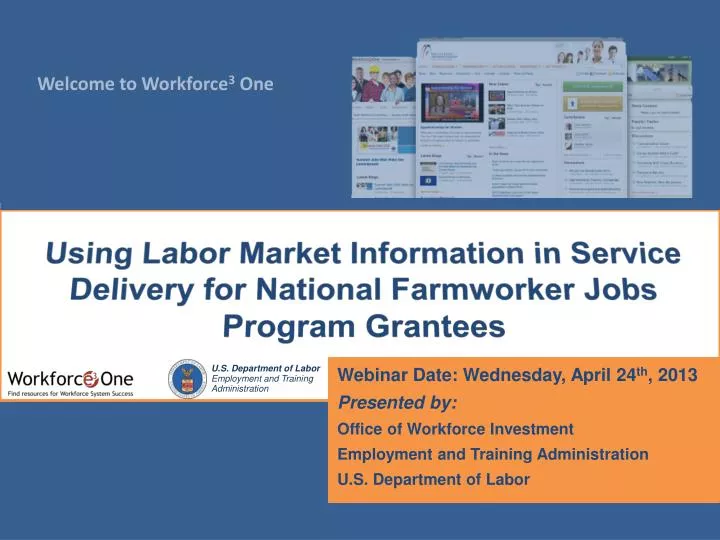 using labor market information in service delivery for national farmworker jobs program grantees