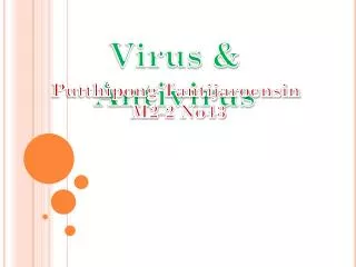 Virus &amp; Antivirus