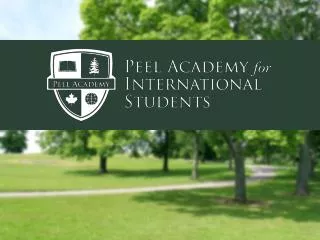 Peel Academy for International Students