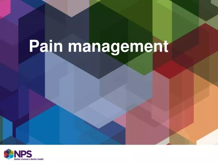 pain management