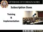 Subscription Dues - slide 1