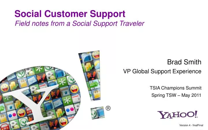 social customer support field notes from a social support traveler