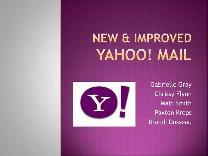 new improved yahoo mail