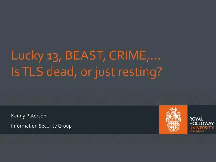lucky 13 beast crime is tls dead or just resting