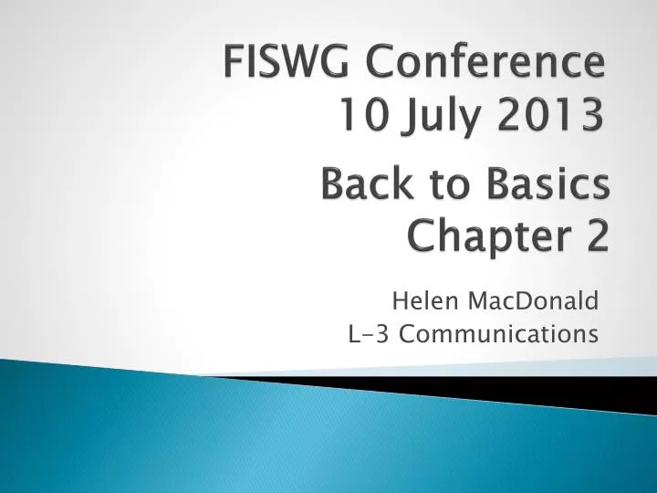 fiswg conference 10 july 2013
