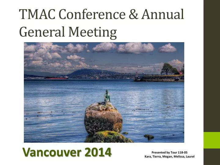 tmac conference annual general meeting