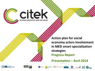 Action plan for social economy actors involvement in MED smart specialization strategies Progress Report Presentati
