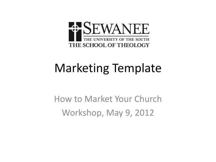 marketing template