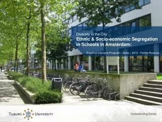 Diversity in the City: Ethnic &amp; Socio-economic Segregation in Schools in Amsterdam: