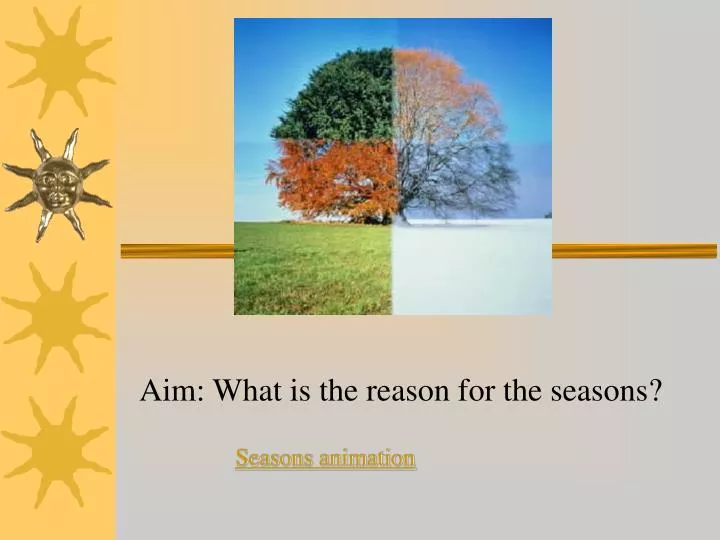 aim what is the reason for the seasons