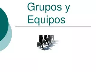 grupos y equipos