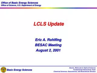 LCLS Update