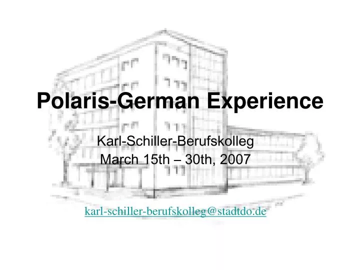 polaris german experience