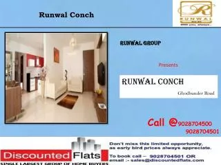 Runwal Conch Ghodbunder Road Thane West Mumbai