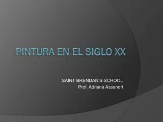 saint brendan s school prof adriana assandri