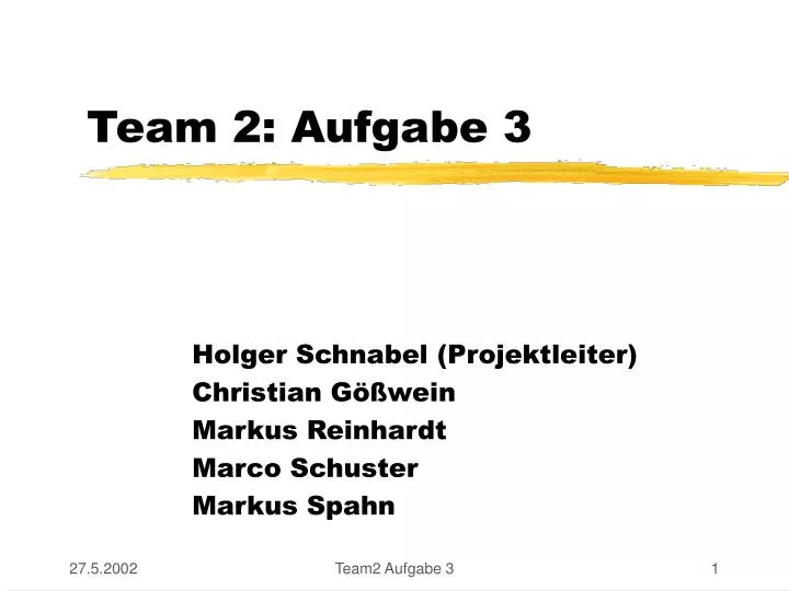 team 2 aufgabe 3