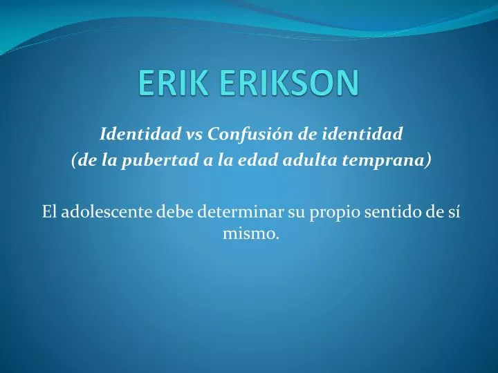 erik erikson