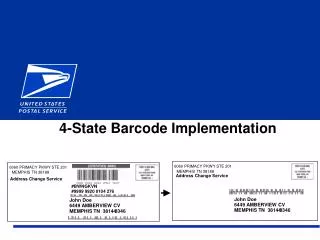 4-State Barcode Implementation