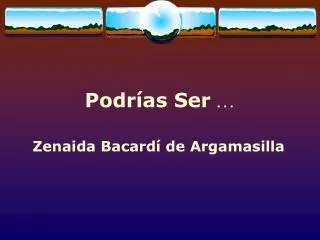 podr as ser