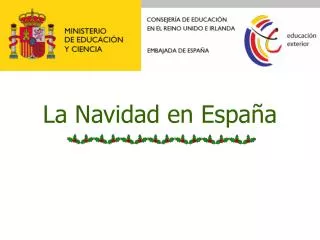 la navidad en espa a