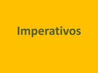 imperativos