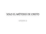 SOLO EL MÉTODO DE CRISTO - slide 1