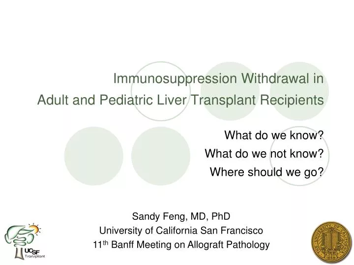 immunosuppression withdrawal in adult and pediatric liver transplant recipients