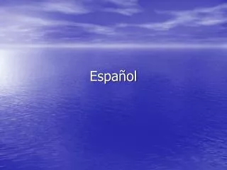 espa ol