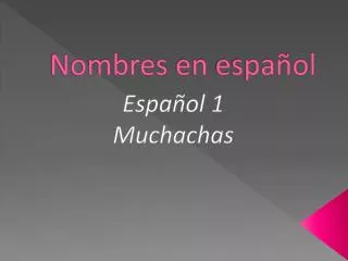 nombres en espa ol