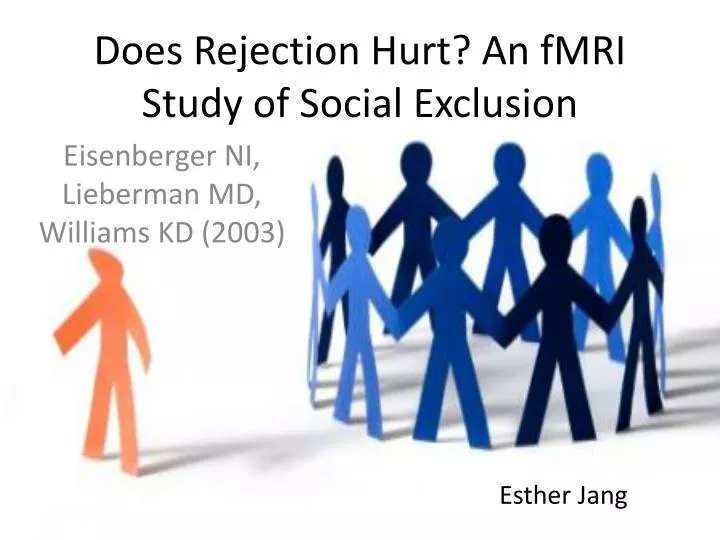does rejection hurt an fmri study of social exclusion