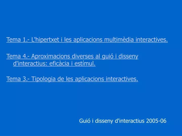 gui i disseny d interactius 2005 06