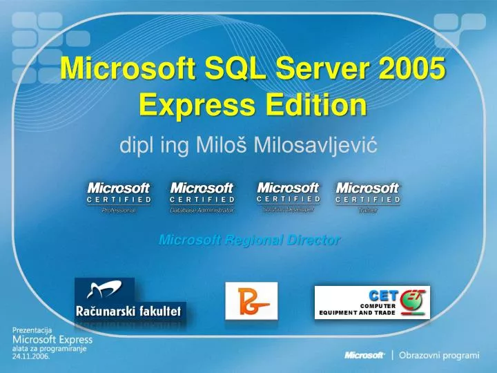 microsoft sql server 2005 express edition