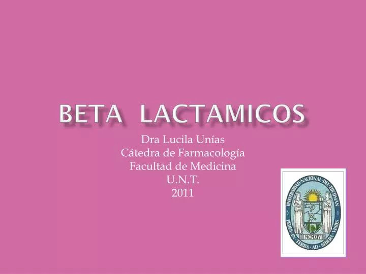 beta lactamicos