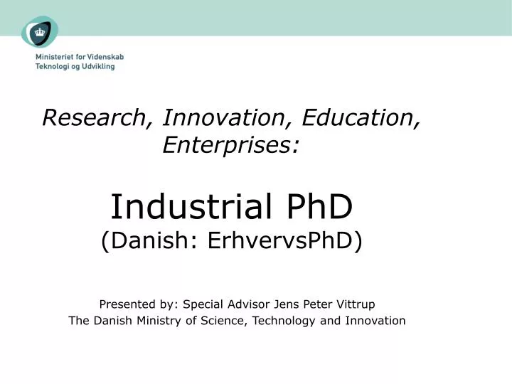 research innovation education enterprises industrial phd danish erhvervsphd