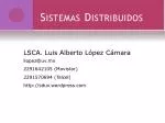 Sistemas Distribuidos - slide 1