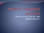 PROIECTE ETWINNING 2011-2012 - slide 1