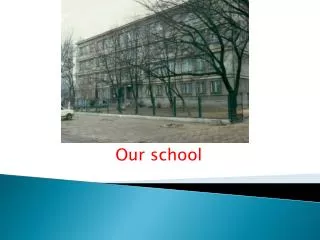 Our school