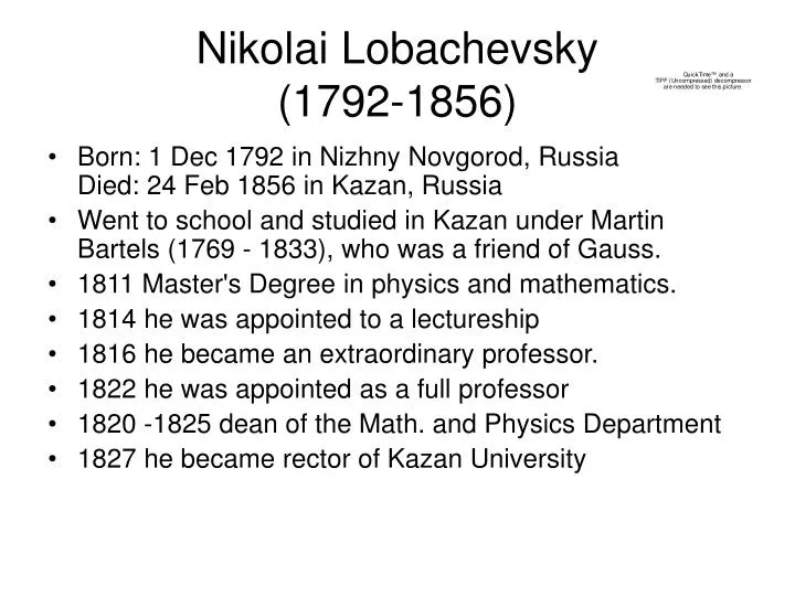 nikolai lobachevsky 1792 1856