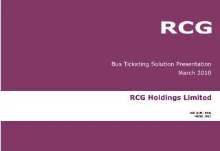 RCG Holdings Limited