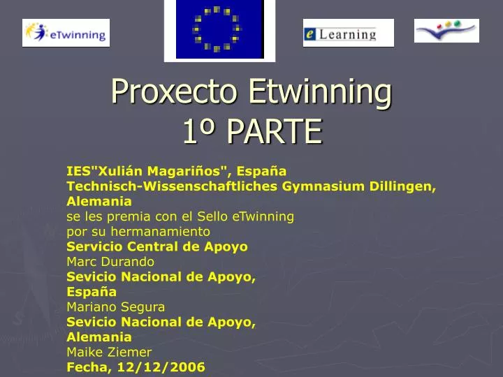proxecto etwinning 1 parte