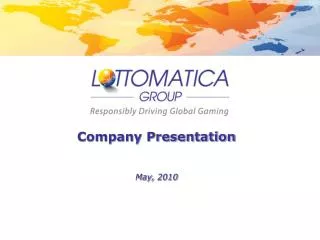 Company Presentation May, 2010